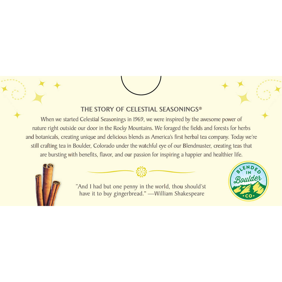 Celestial Seasonings Gingerbread Spice Herbal Tea — 6 Boxes of 18 Bags