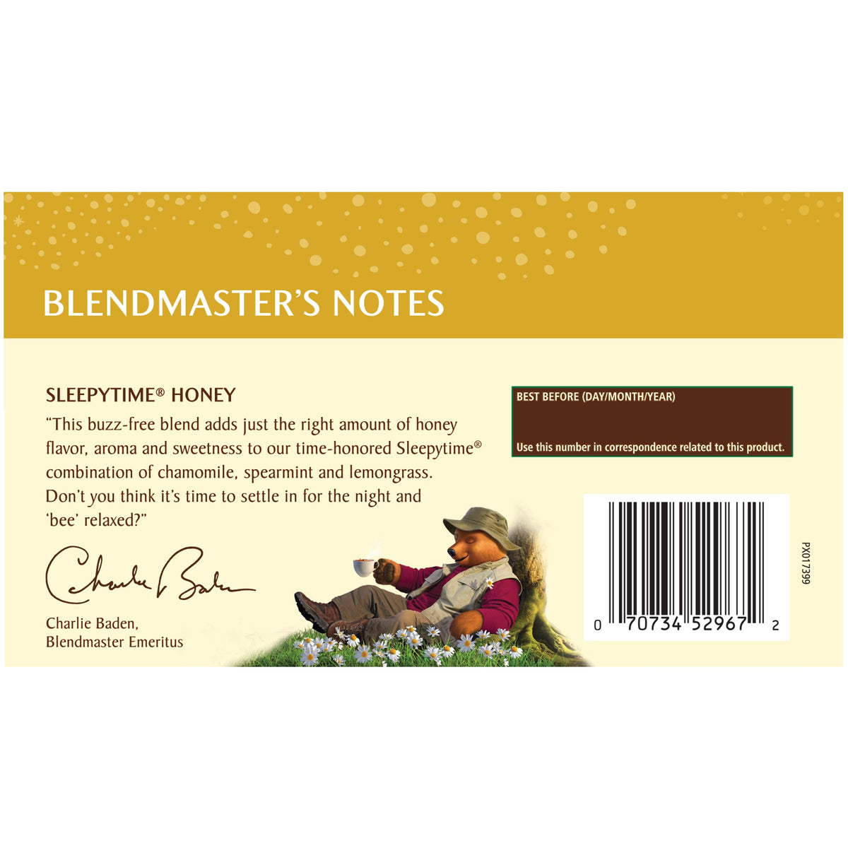 Celestial Seasonings Sleepytime Herbal Tea, Caffeine Free, Gluten Free — 20 Tea Bags Per Box (Pack of 6)