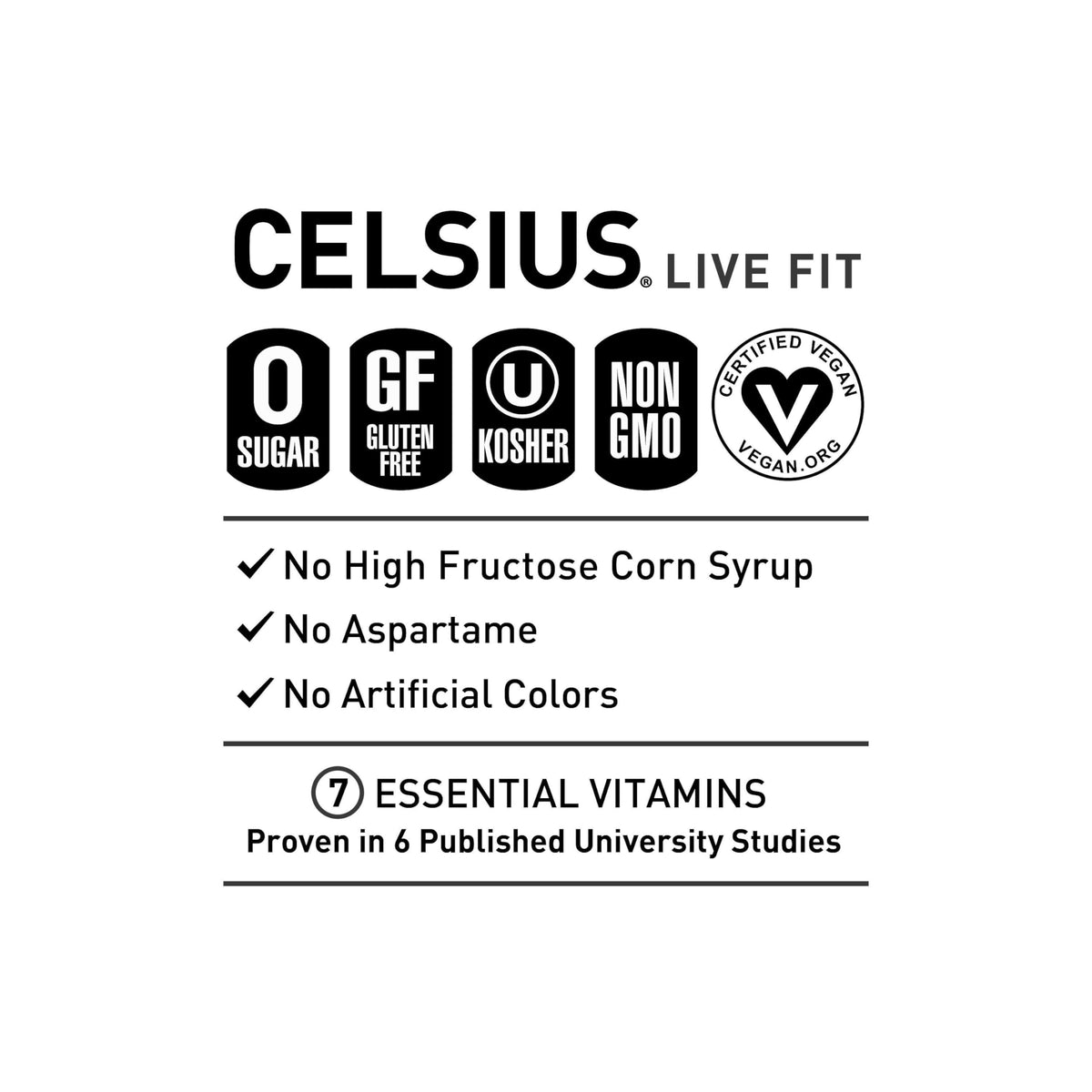 CELSIUS Fizz Free Pink Lemonade – Sugar Free Energy Drink, 12 Pack