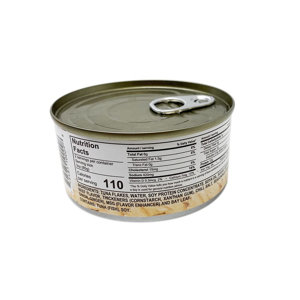Century Tuna Hot & Spicy Flaked Light Tuna in Oil — High Protein & Omega-3 DHA (Pack of 6)