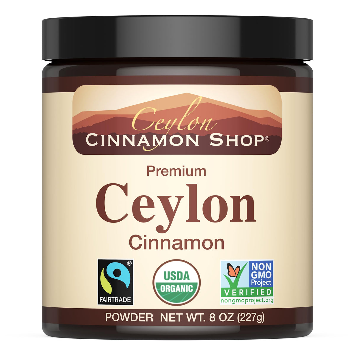Ceylon Cinnamon Shop Organic Ceylon Cinnamon Powder - 8 oz, 100% Certified