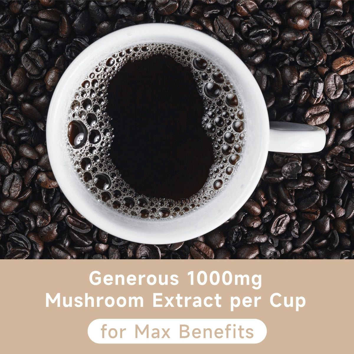 Chaism Mushroom Coffee Pods – Arabic Coffee with Lion's Mane, Cordyceps, Reishi & Chaga | Sugar-Free, Fat-Free, Dark Roast