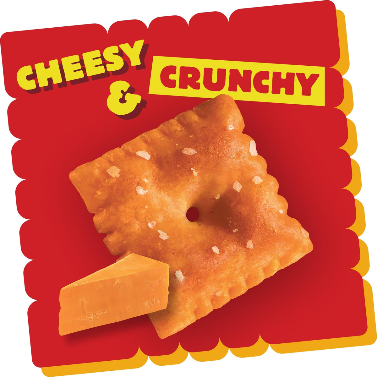 Cheez-It Extra Toasty Cheese Crackers – 40 Pouches, Single-Serve Baked Snack Crackers