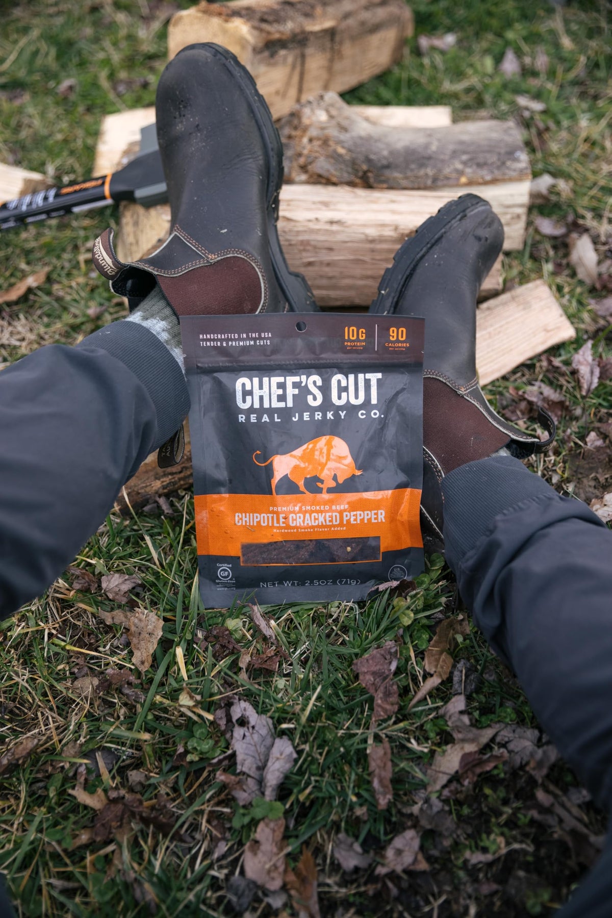 Chef's Cut Real Steak Chipotle Cracked Pepper Jerky – 2.5 oz (4 Pack)