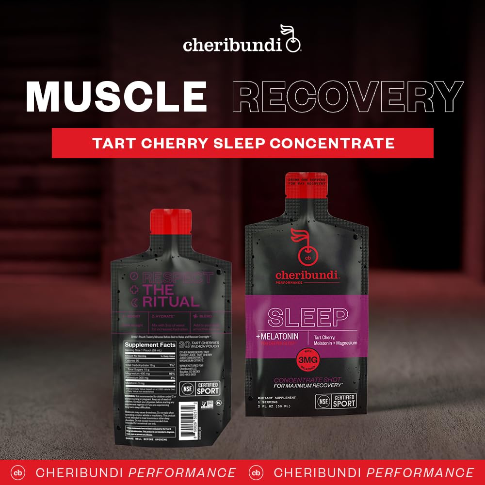 Cheribundi Tart Cherry Sleep Concentrate – 2oz Grab & Go (Pack of 6)