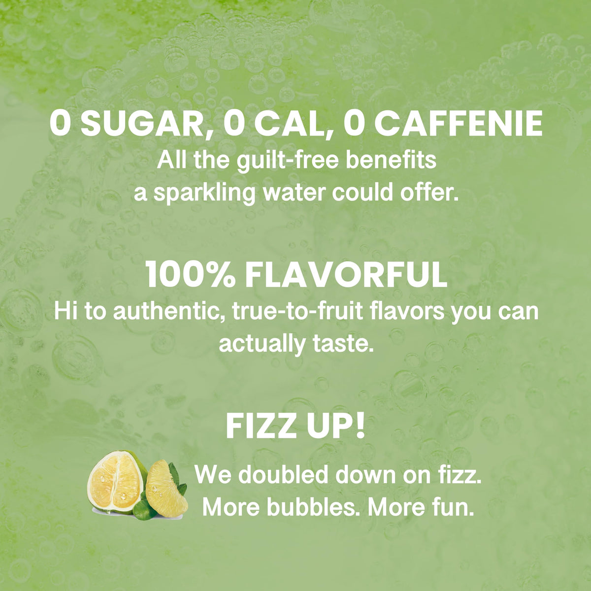 CHI FOREST Pomelo Sparkling Water - Zero Sugar, 11.16 oz Cans (Pack of 24)