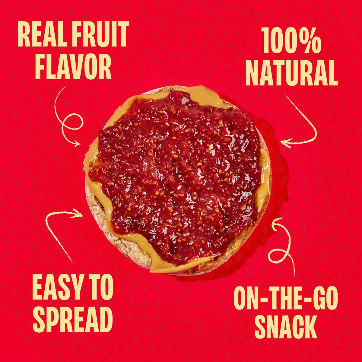 Chia Smash Smash Foods: Single-Serve Jam Packets | Variety 12-Pack | No Sugar Added, Keto & Vegan