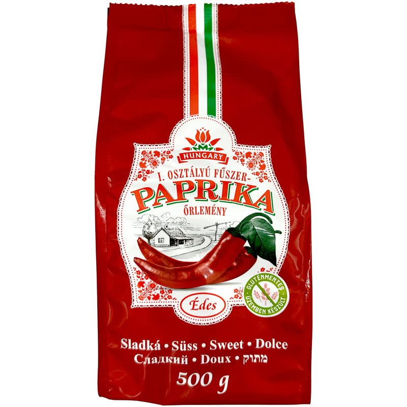 CHILI-TRADE Kft Hungarian Sweet Paprika – 17.6oz / 500g Imported from Kalocsa