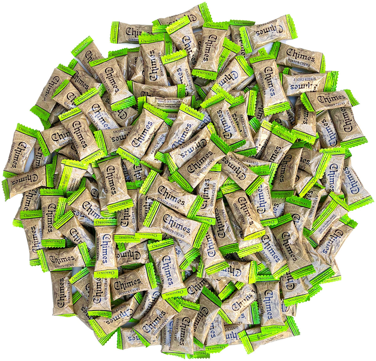 Chimes Original Ginger Chews, 2 lb Bag | Classic Ginger Candy