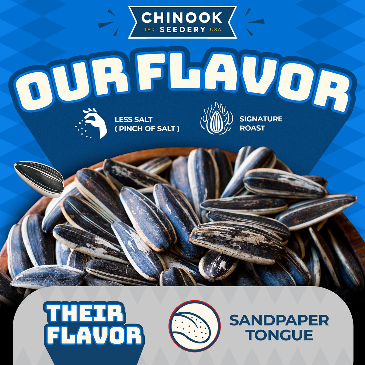 Chinook Seedery Sunflower Seeds to Eat — Hatch Green Chile Roasted Snack, Low Salt, Keto-Friendly, Gluten-Free, Non-GMO — 4 oz (12-Pack)