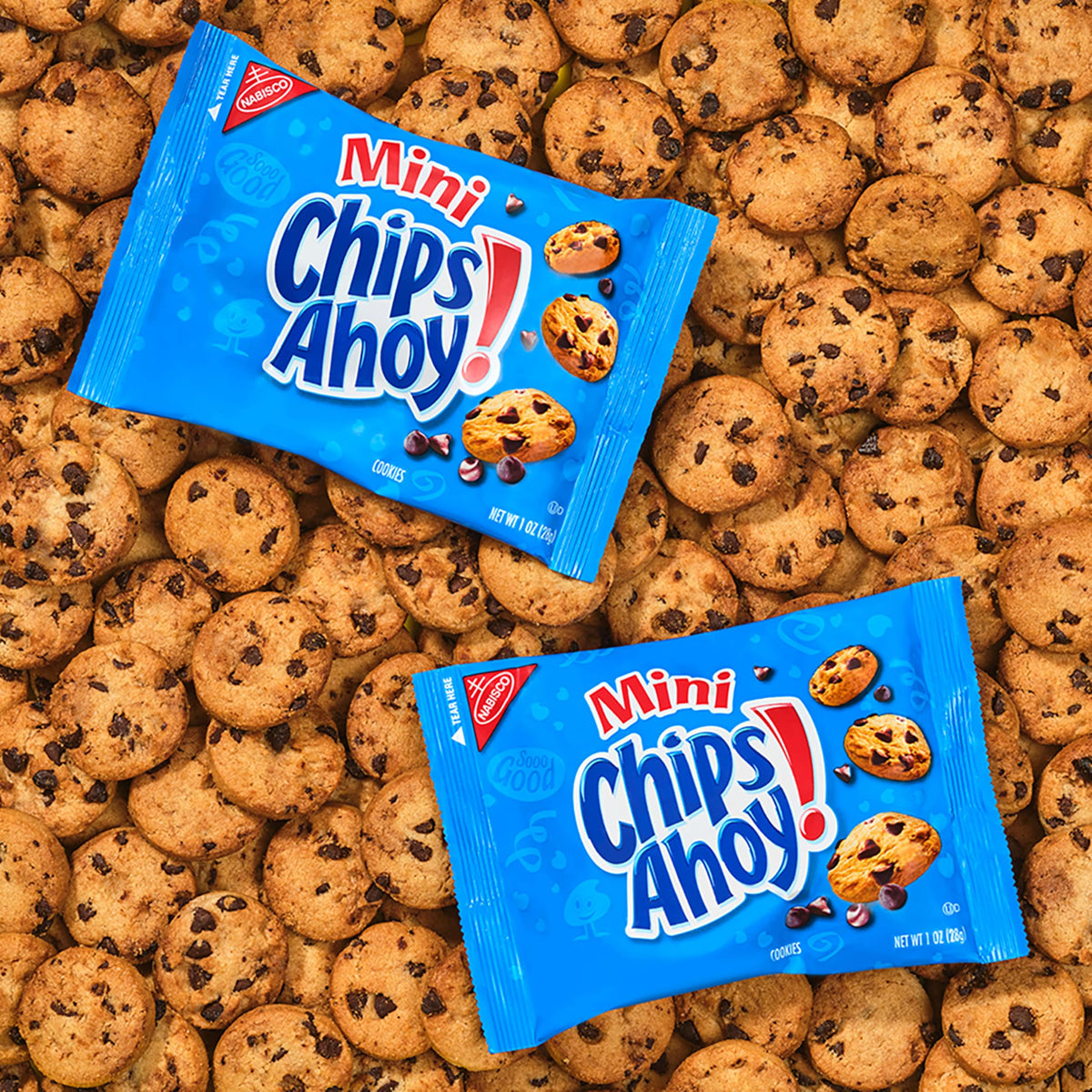 CHIPS AHOY! Mini Original Chocolate Chip Cookies – 40 Snack Packs (4 Boxes)
