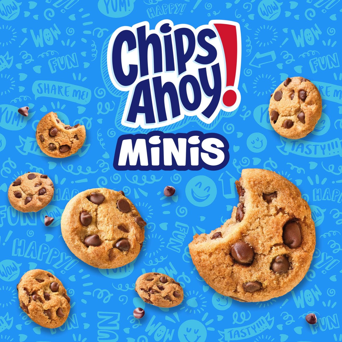 CHIPS AHOY! Mini Original Chocolate Chip Cookies – 40 Snack Packs (4 Boxes)