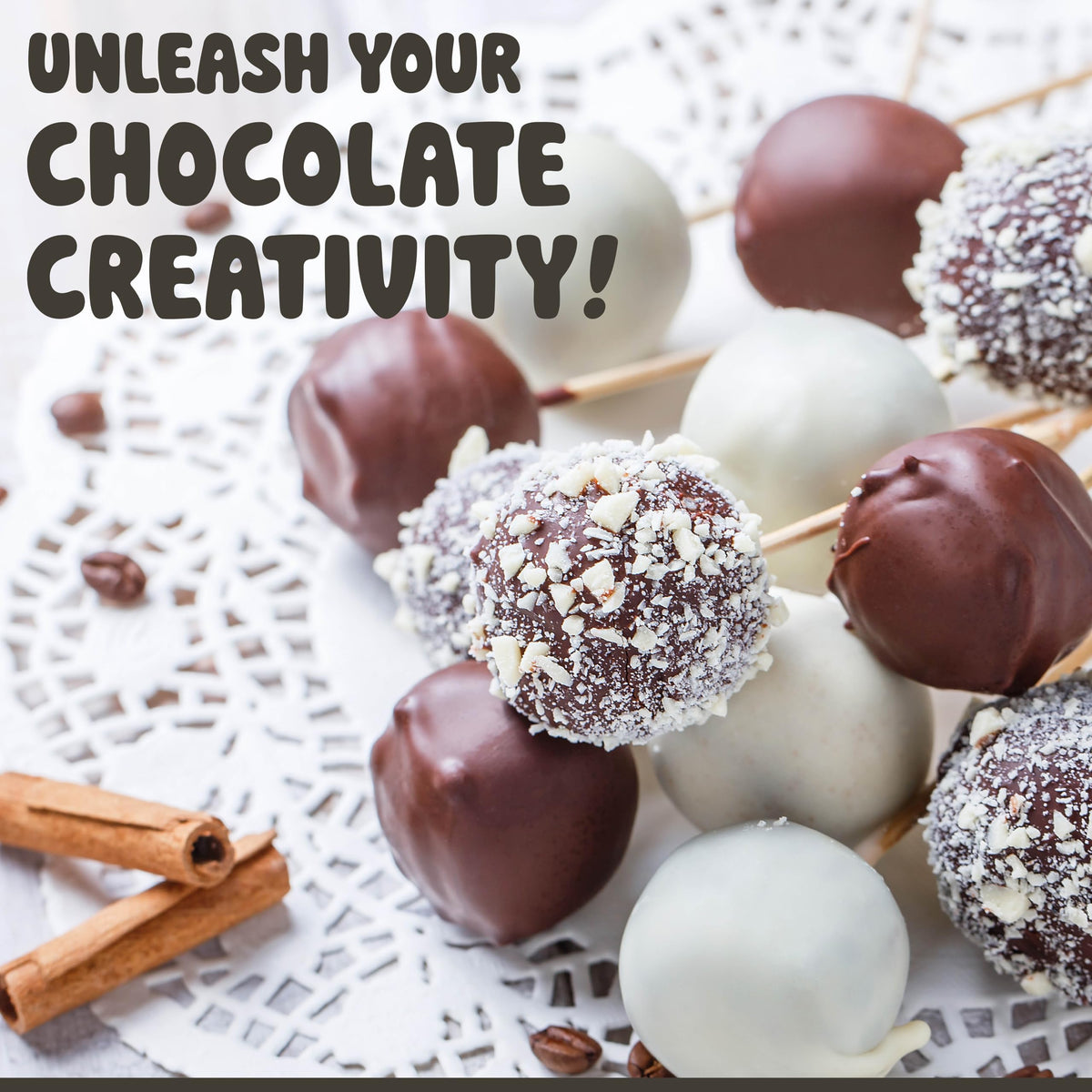Chocolate Works Melting Chocolate Pack (10 oz x 3) – Milk, Dark & White