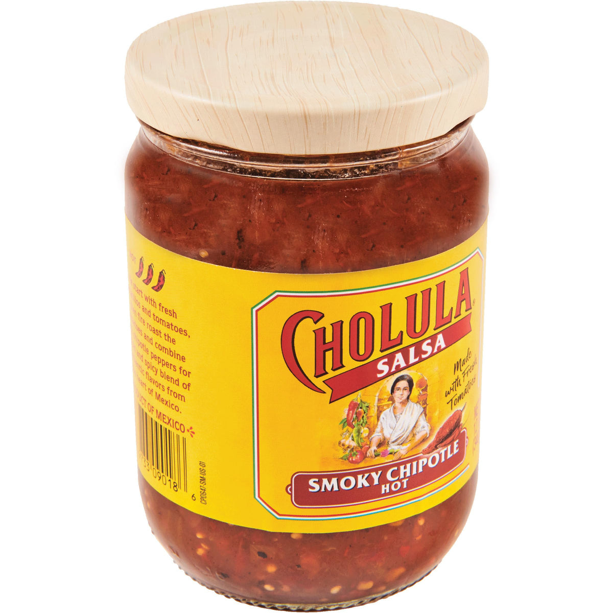Cholula Smoky Chipotle Salsa, 12 oz (Pack of 6) | Bold Smoky Chipotle Flavor for Tacos & More