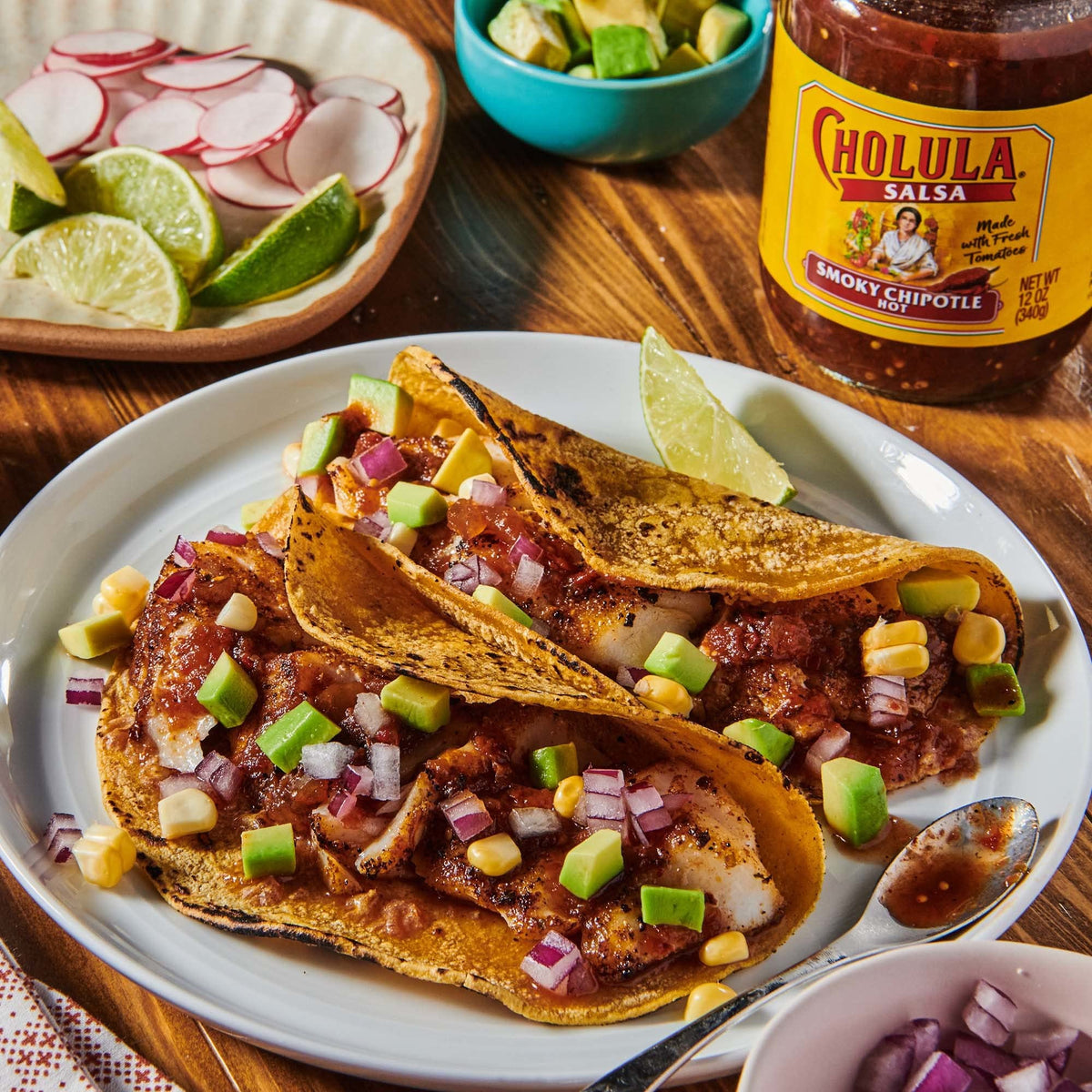 Cholula Smoky Chipotle Salsa, 12 oz (Pack of 6) | Bold Smoky Chipotle Flavor for Tacos & More