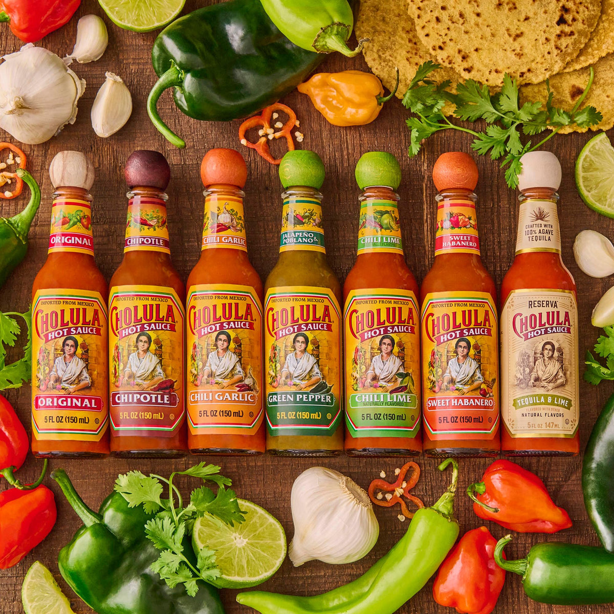 Cholula Sweet Habanero Hot Sauce, 5 fl oz – Pack of 12