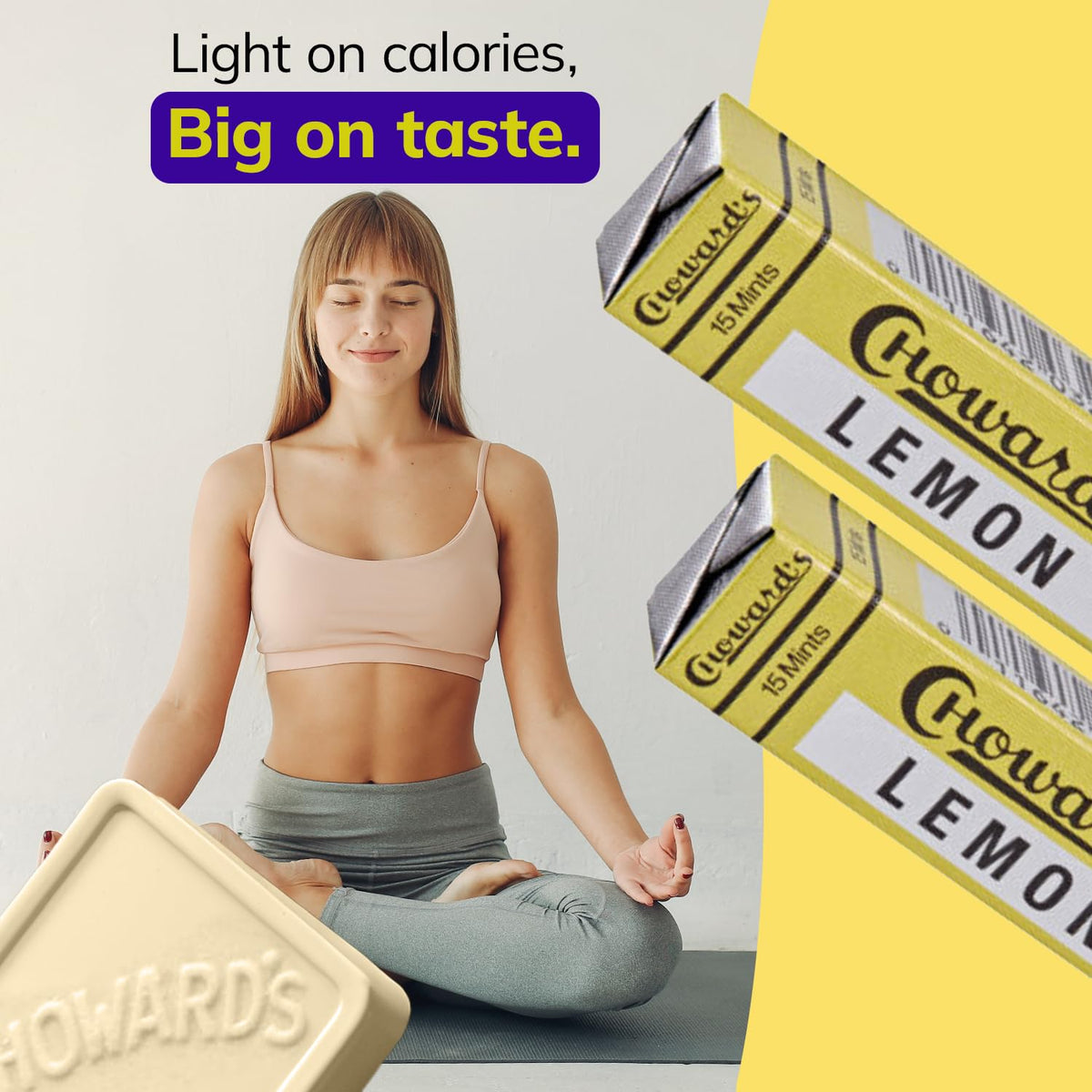Choward's Lemonmint | Unique Lemon-Mint Flavor for Everyday Freshness | 24-Pack Box