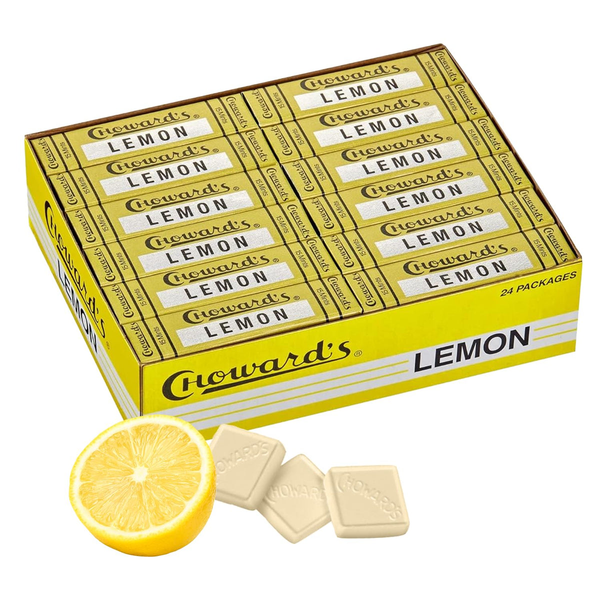 Choward's Lemonmint | Unique Lemon-Mint Flavor for Everyday Freshness | 24-Pack Box