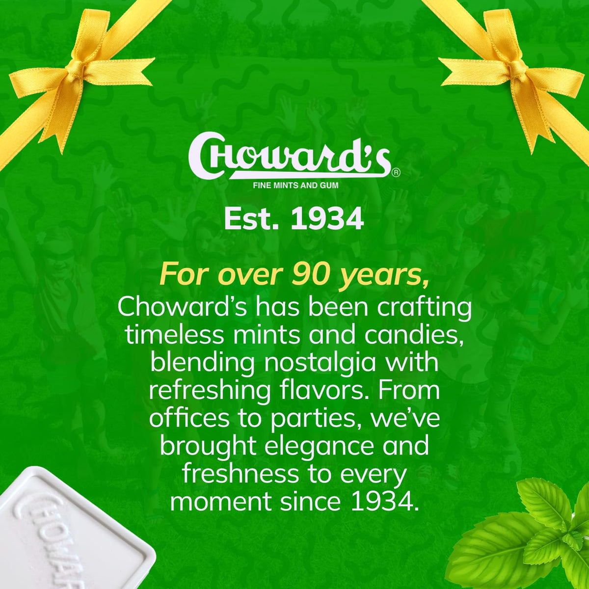 Choward's Spearmint Aromatic Mints – Pack of 24 (15 Mints per Pack) for Everyday Freshness, Travel & Gifting