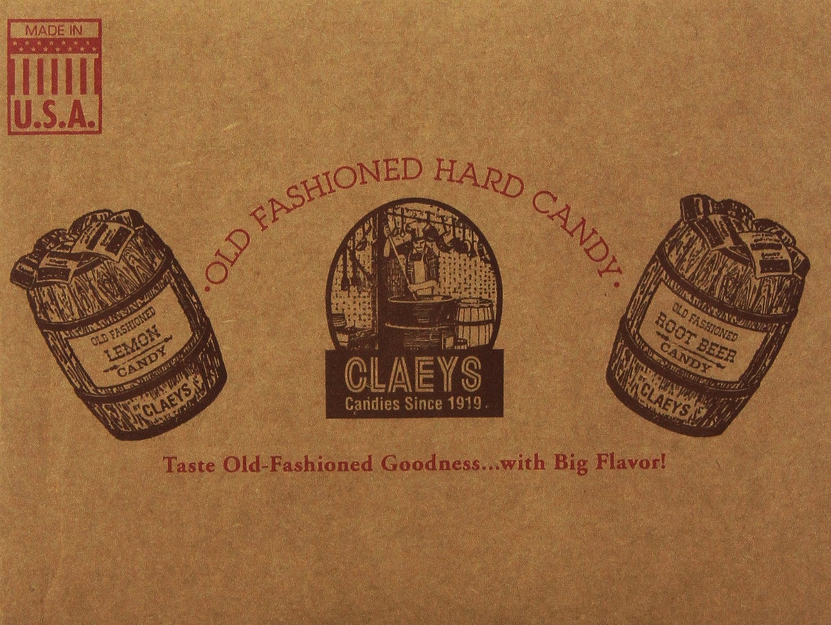 Claeys Root Beer Drops - 6oz Bags (Pack of 12)