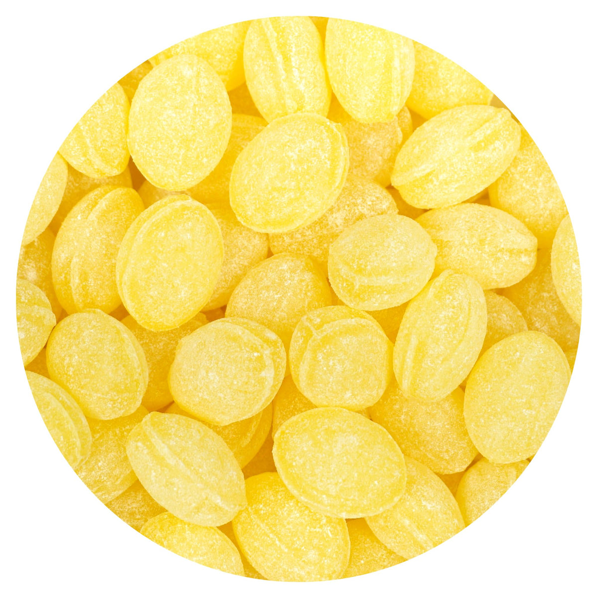 Claeys Sanded Lemon Drops 5 lb Bulk – Hard Sour Lemon Candy | Hampton Popcorn