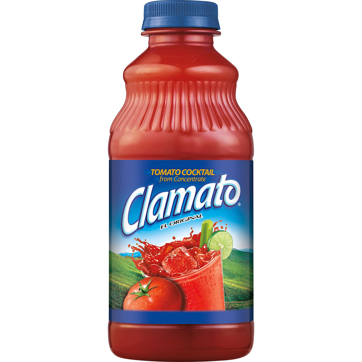 Clamato Original Tomato Cocktail – 32 fl oz Bottle (Pack of 12) | Authentic Michelada & Cocktail Mixer