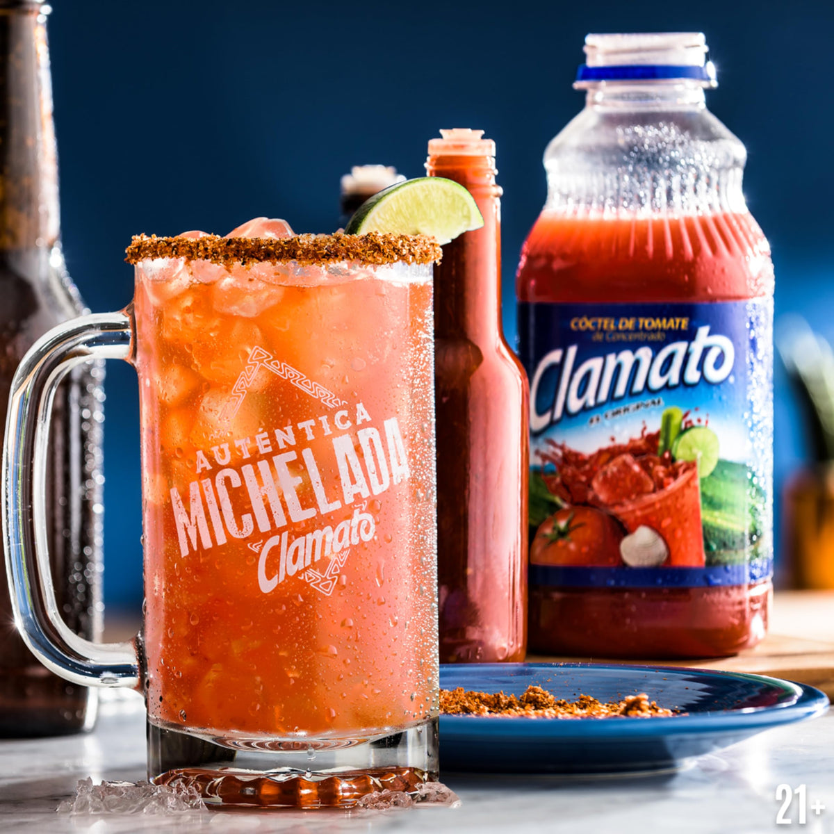 Clamato Original Tomato Cocktail – 32 fl oz Bottle (Pack of 12) | Authentic Michelada & Cocktail Mixer