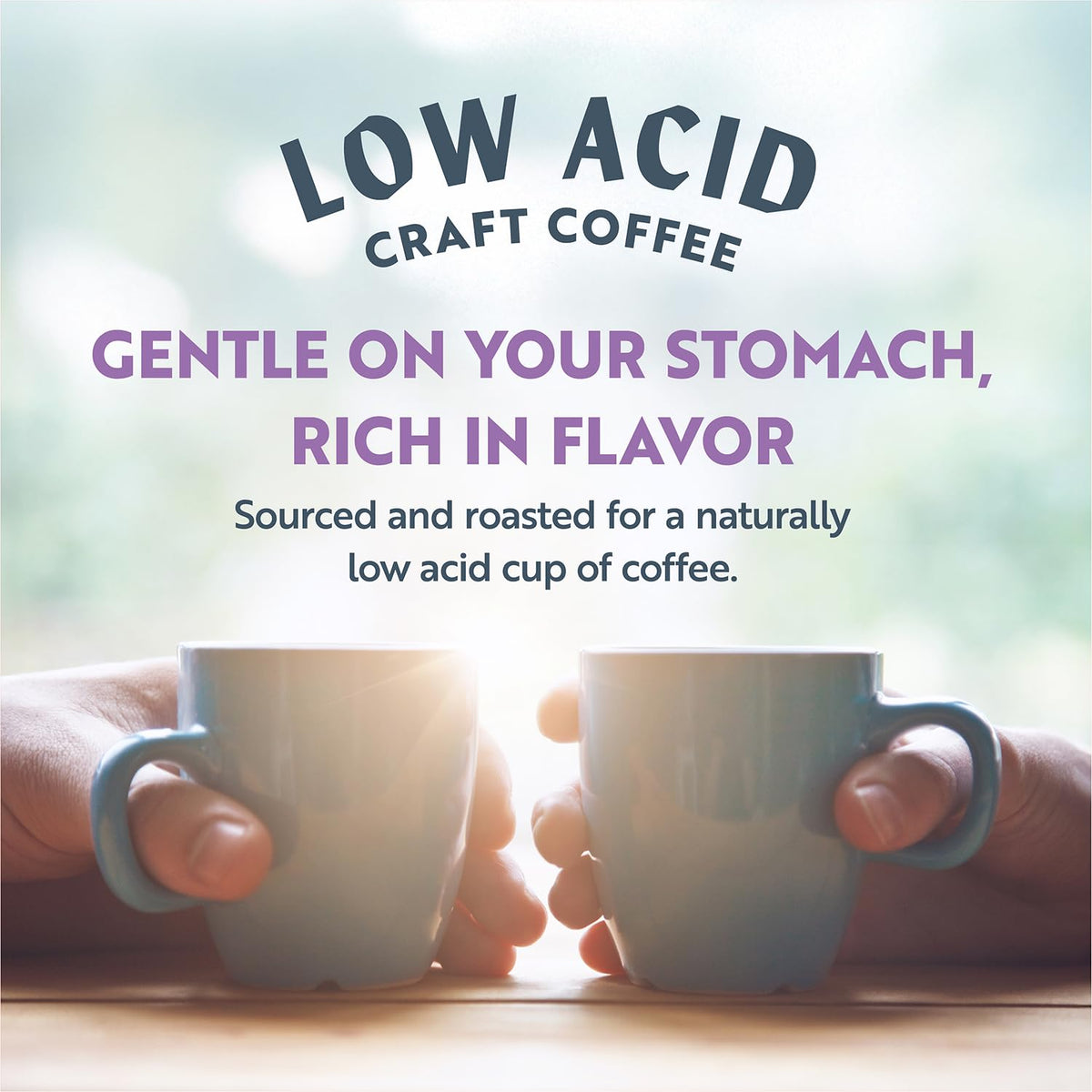 Clean Coffee Co. Low Acid Medium Roast – Costa Rica Blend, Mold & Mycotoxin Tested, Milk Chocolate, Roasted Nuts, Toasted Malt (Ground, 12 oz Bag)