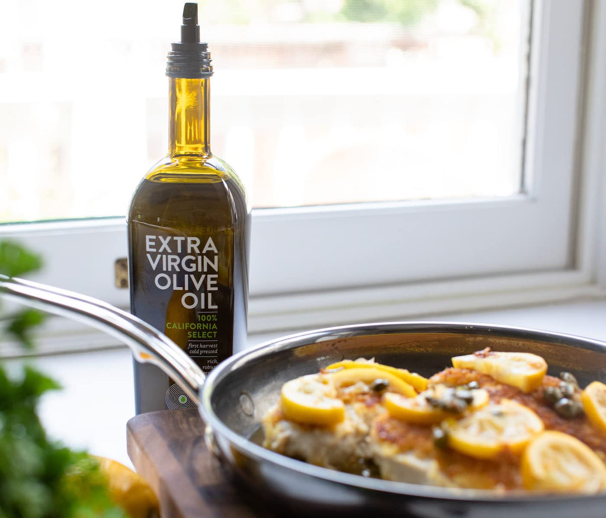 Cobram Estate California Select Extra Virgin Olive Oil - First Cold Pressed, Non-GMO, Keto Friendly, 750ml