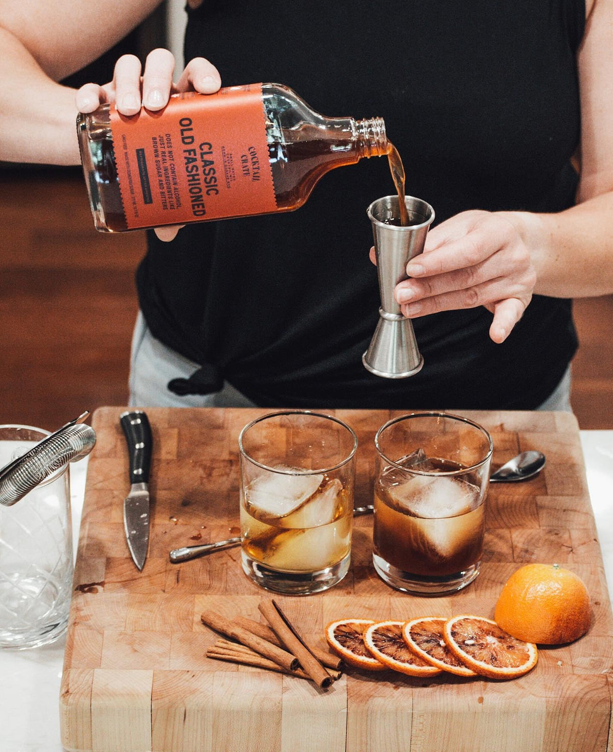 Cocktail Crate Old Fashioned Drink Mixer | 34 Cocktails, 12.7oz, 2-Pack