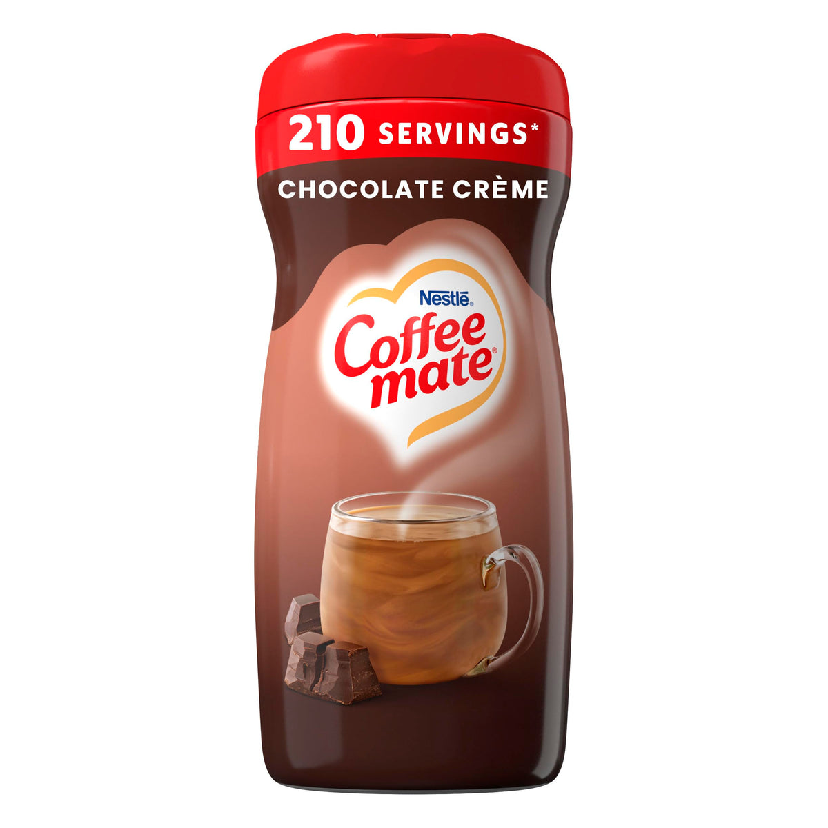 Coffee Mate Creamy Chocolate Powdered Coffee Creamer – 15 oz (Pack of 6)