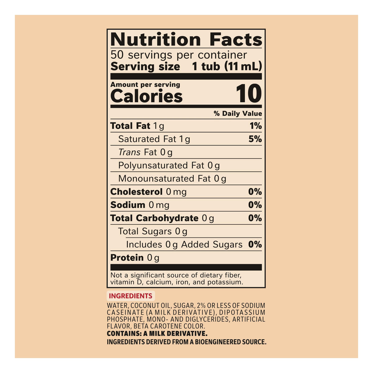 Coffee Mate Original Liquid Creamer 2-Pack – Non-Dairy Singles, 50-Count Each
