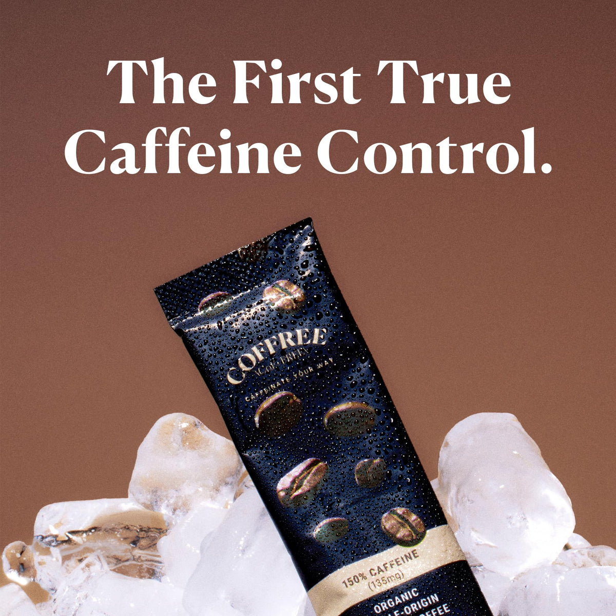 COFFREE Organic Instant Coffee Packets — Arabica, Low Acid, Mold-Free, 24 Count