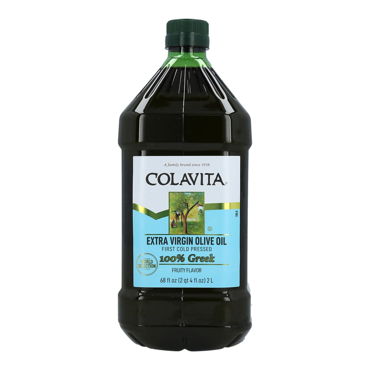 Colavita 100% Greek Extra Virgin Olive Oil – 2L Koroneiki & Kalamata, Smooth Fruity Flavor