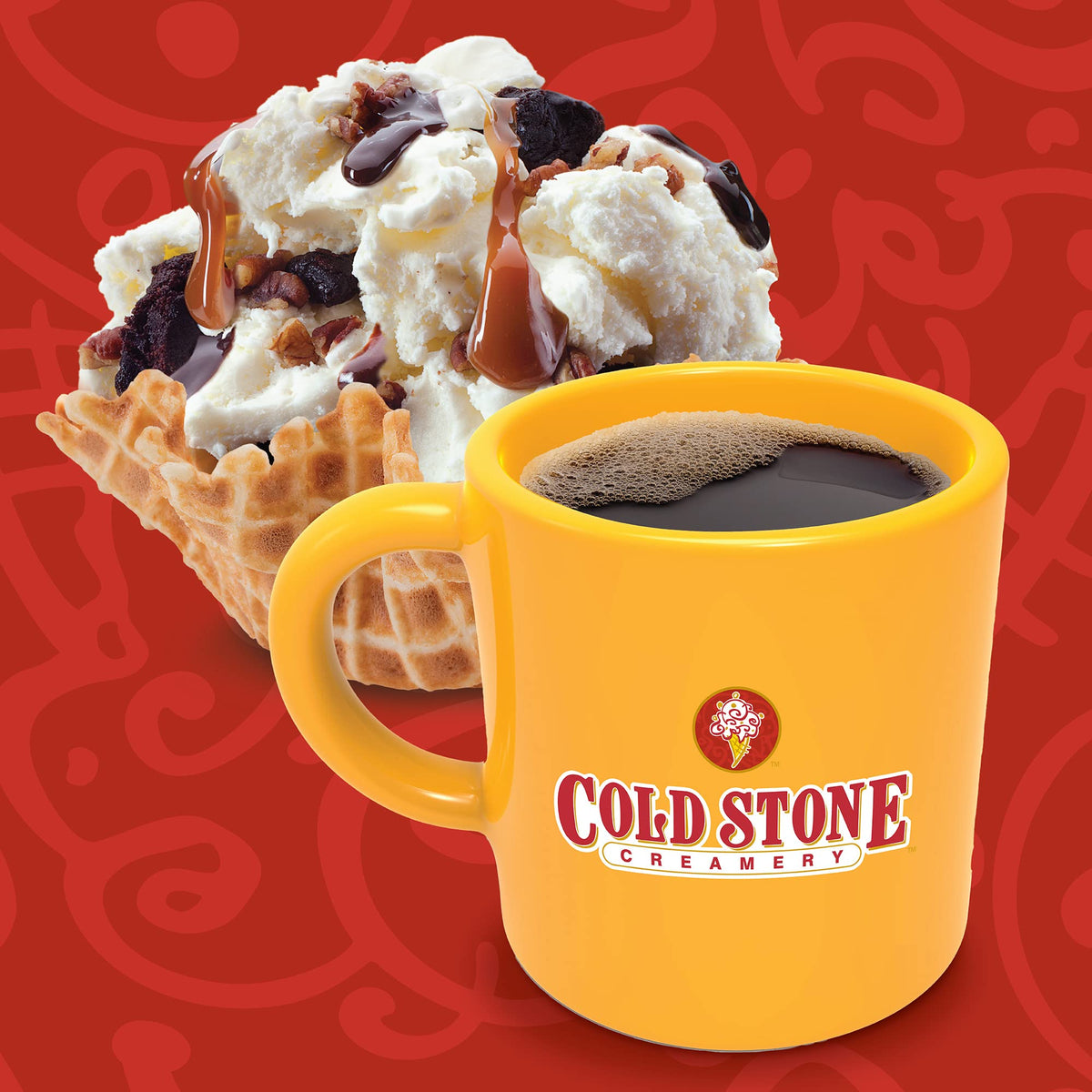 Cold Stone Creamery Beverages — Founder's Favorite Ice Cream Flavored Coffee Pods, Keurig 2.0 Compatible, 40 Count