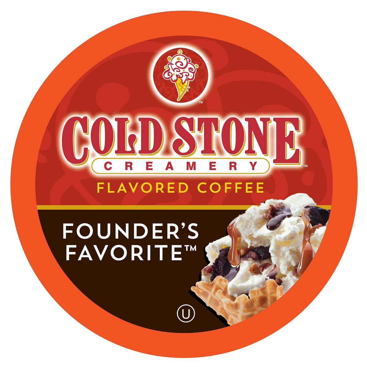 Cold Stone Creamery Beverages — Founder's Favorite Ice Cream Flavored Coffee Pods, Keurig 2.0 Compatible, 40 Count