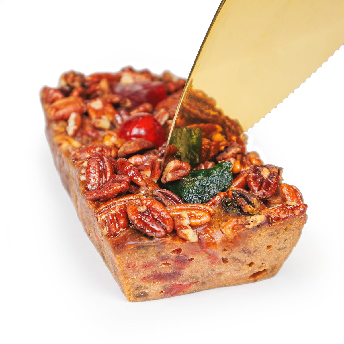 Collin Street Bakery DeLuxe Fruitcake 2 Pack – Handcrafted 14 oz Loaves with Pecans, Pineapple & Honey