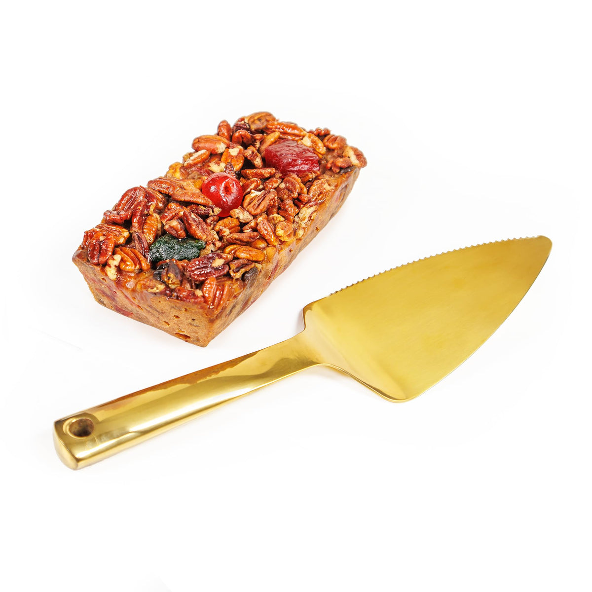 Collin Street Bakery DeLuxe Fruitcake 2 Pack – Handcrafted 14 oz Loaves with Pecans, Pineapple & Honey