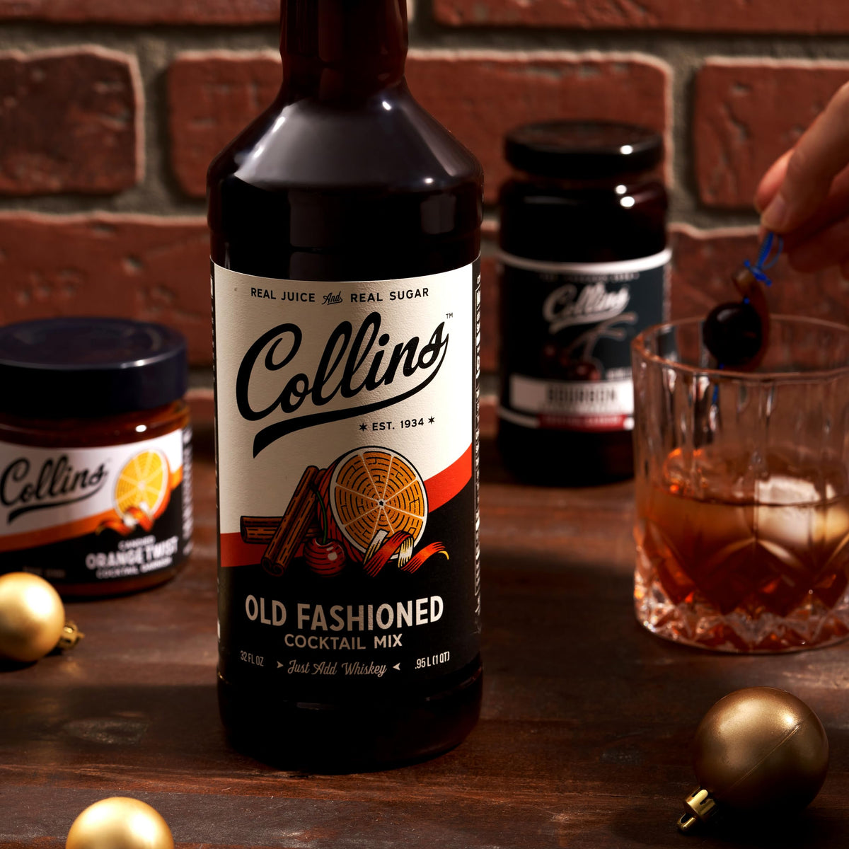 Collins Chicago Old Fashioned Kit | All-in-One Cocktail Gift Set
