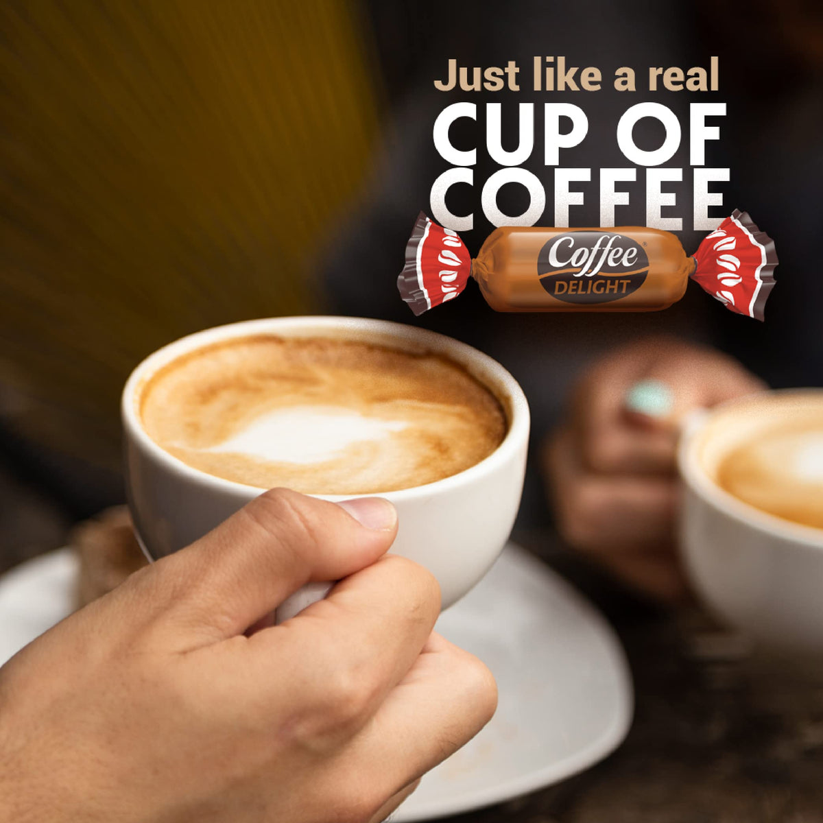 Colombina Coffee Delight Chewy Candy | Gluten-Free Soft Coffee Candies with Real Colombian Coffee | 2 Pack (200 Count)