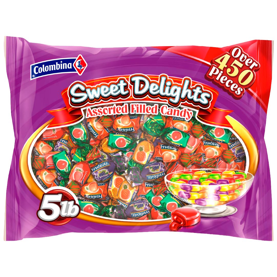 Colombina Sweet Delights Assorted Candy Rainbow Pack, 5 lb
