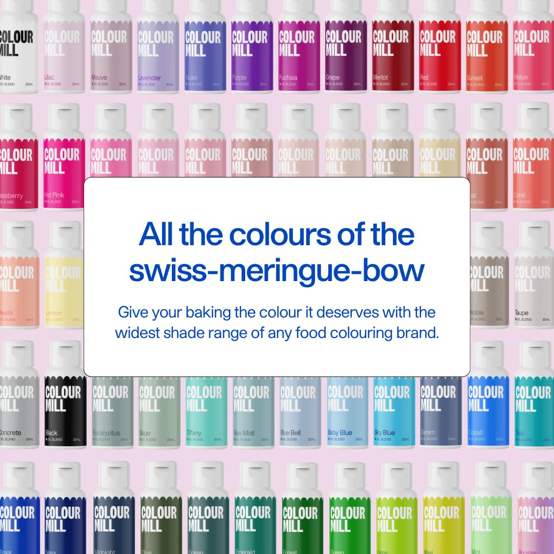 Colour Mill Oil-Based Food Coloring – White, 100 ml | Gluten-Free, Halal & Kosher Certified