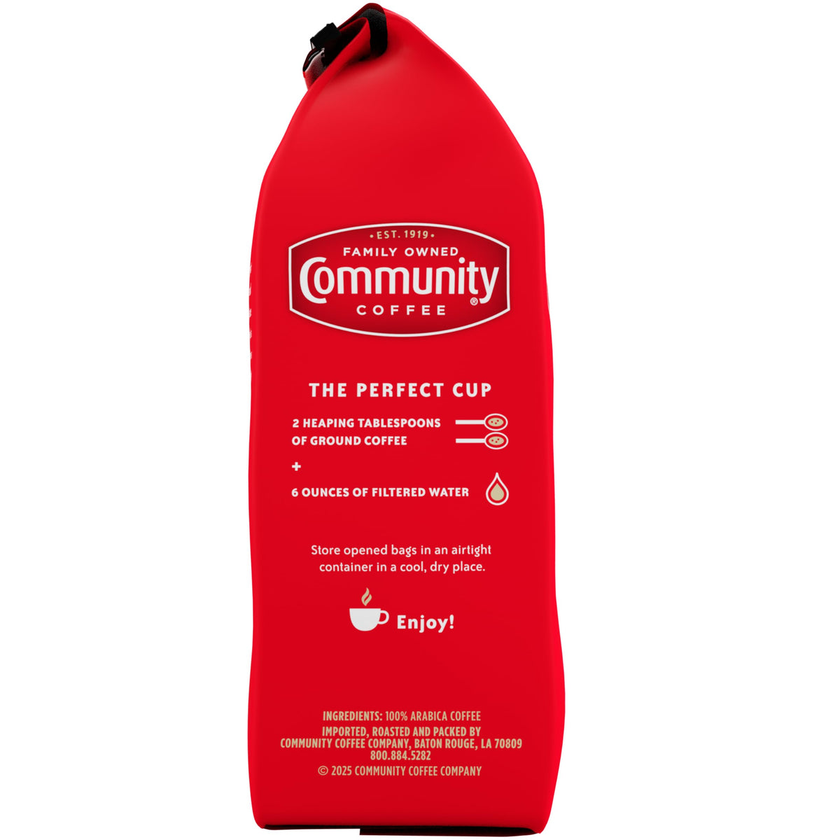 Community Coffee Breakfast Blend – Whole Bean Coffee, Medium Roast, 32 oz