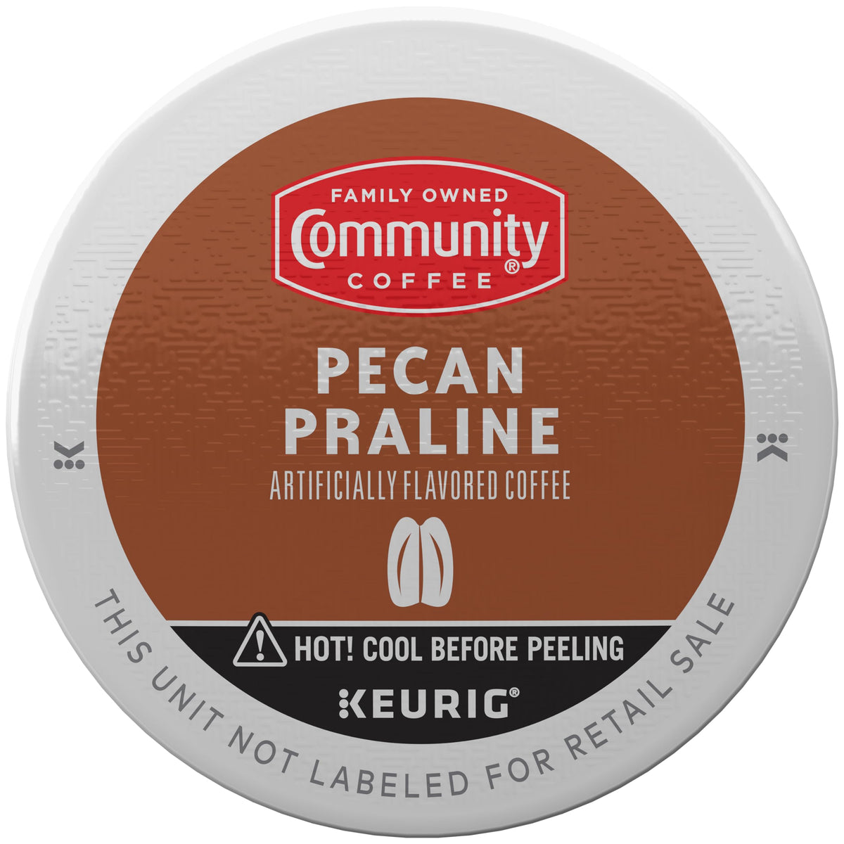 Community Coffee Pecan Praline Medium Roast K-Cup Pods – 32-Count Box