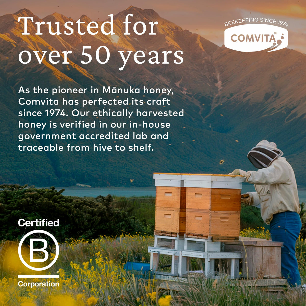 Comvita Manuka Honey UMF 5+ (MGO 83+) – Raw NZ Monofloral Honey, 1kg