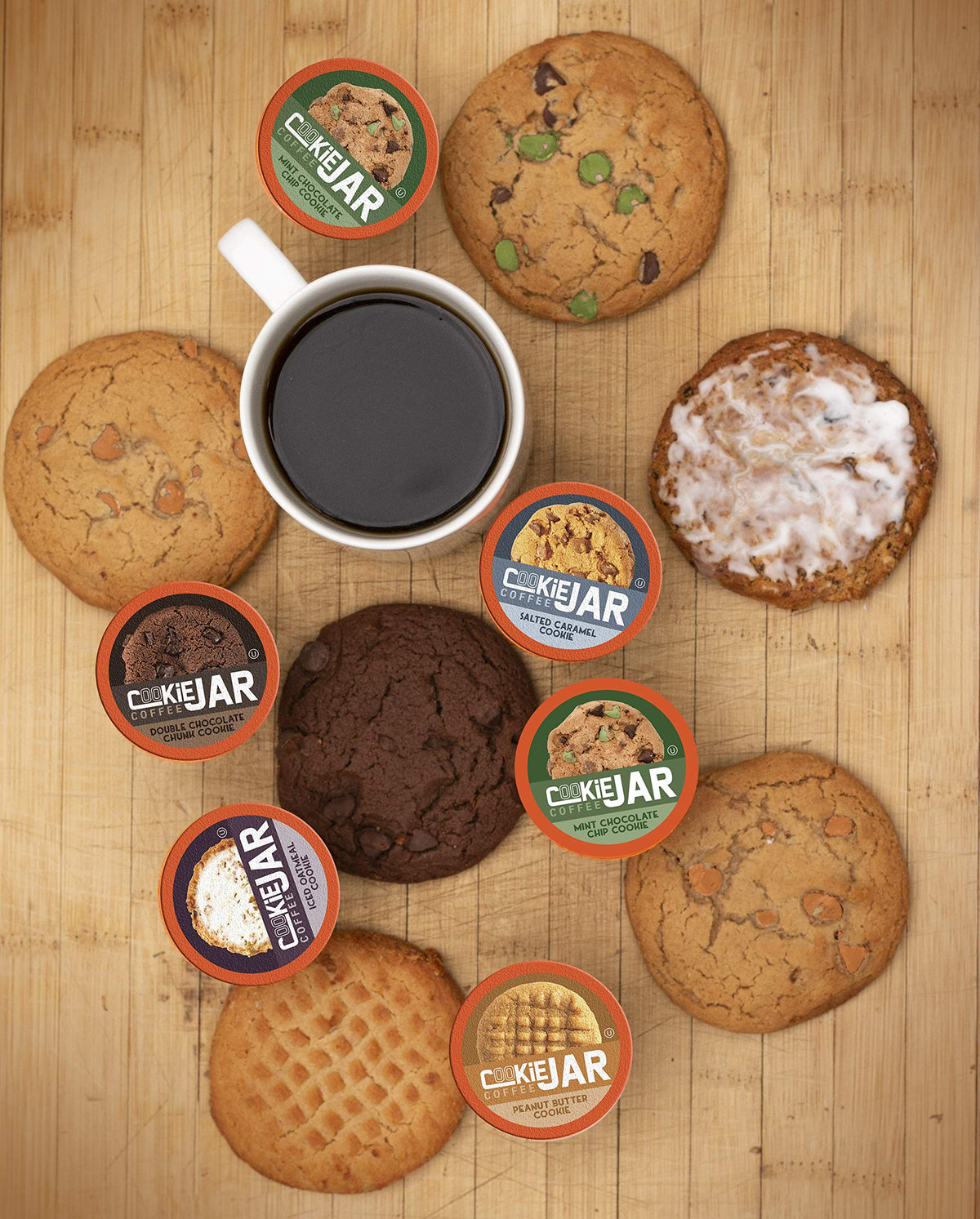 Cookie Jar Peanut Butter Coffee Pods – Keurig K-Cup Compatible, 40 Count