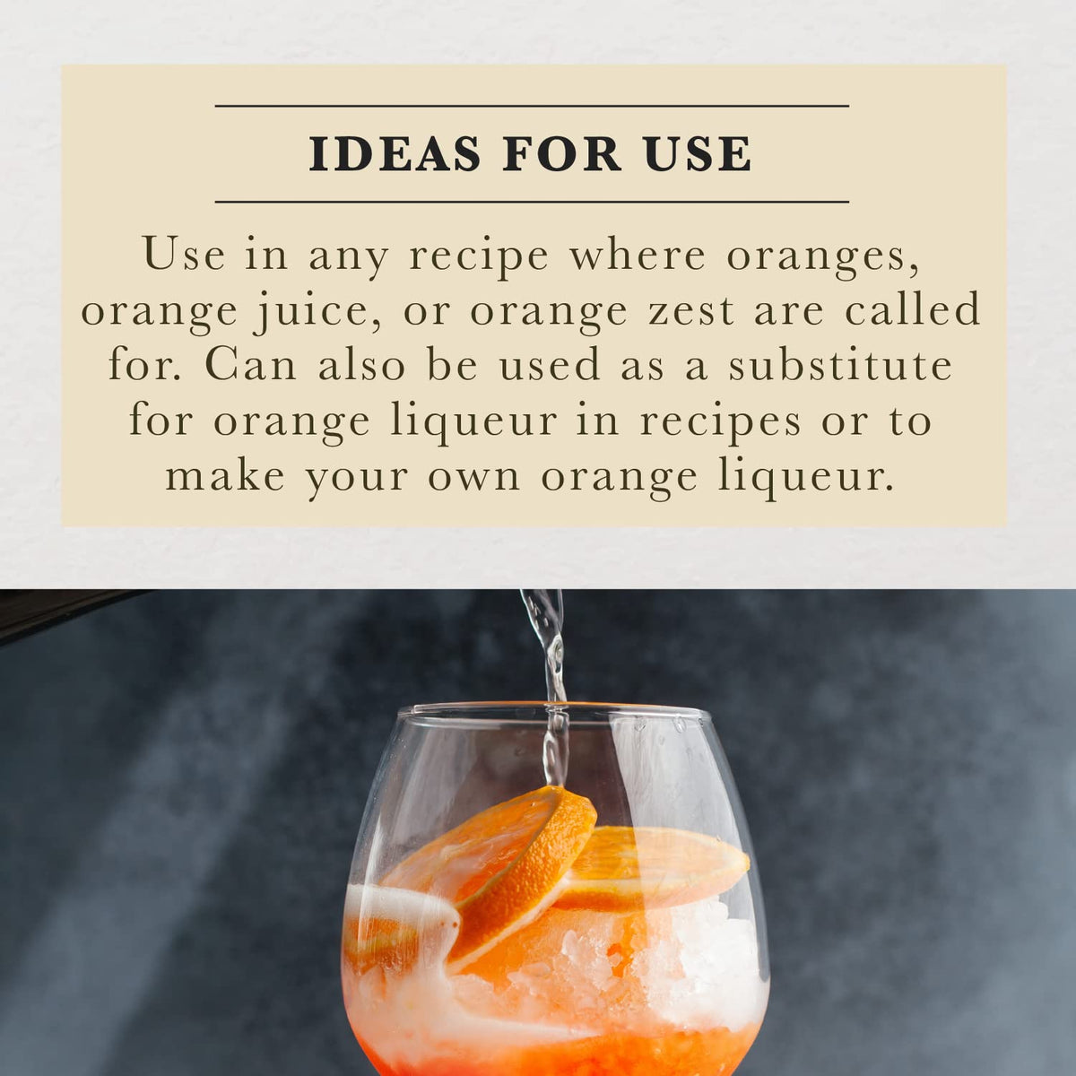 Cook's Pure Orange Extract from Florida Oranges | 8 oz for Ice Cream, Cakes, Breads, Cookies & Drinks