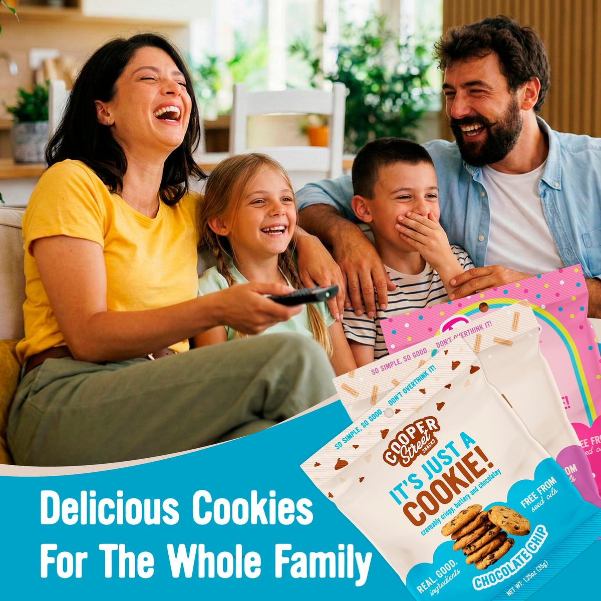 Cooper Street Its Just a Cookie - Thin Crispy Butter Cookies, 12-Pack