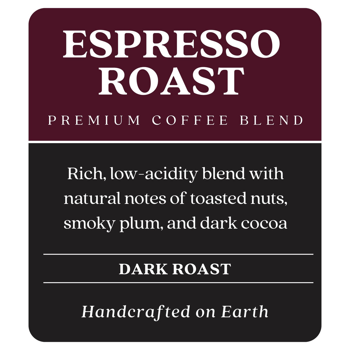 Copper Moon Premium Espresso Bold Roast Whole Bean Coffee 2 lb – Regular