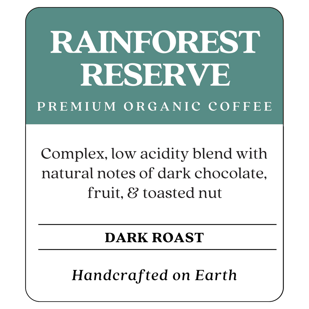 Copper Moon Dark Roast Whole Bean Coffee – Rainforest Reserve Organic Blend, 2 lb